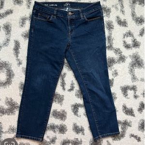 Loft modern crop jeans sz 29/8